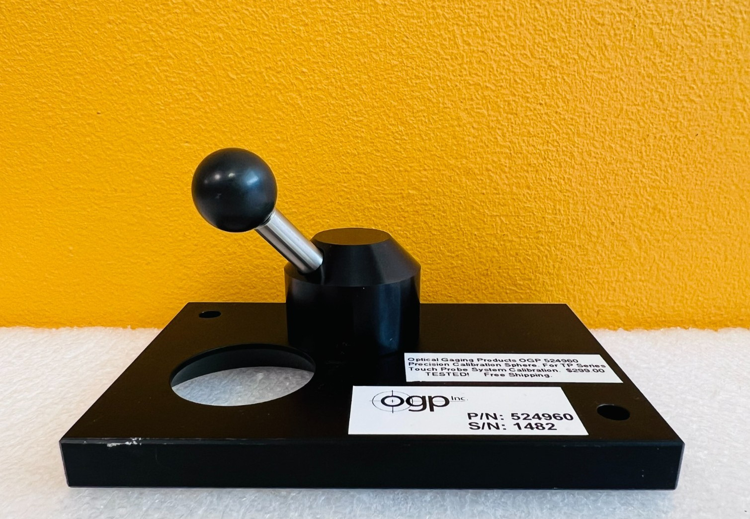Optical Gaging Products OGP 524960 Precision Calibration Sphere. Tested!