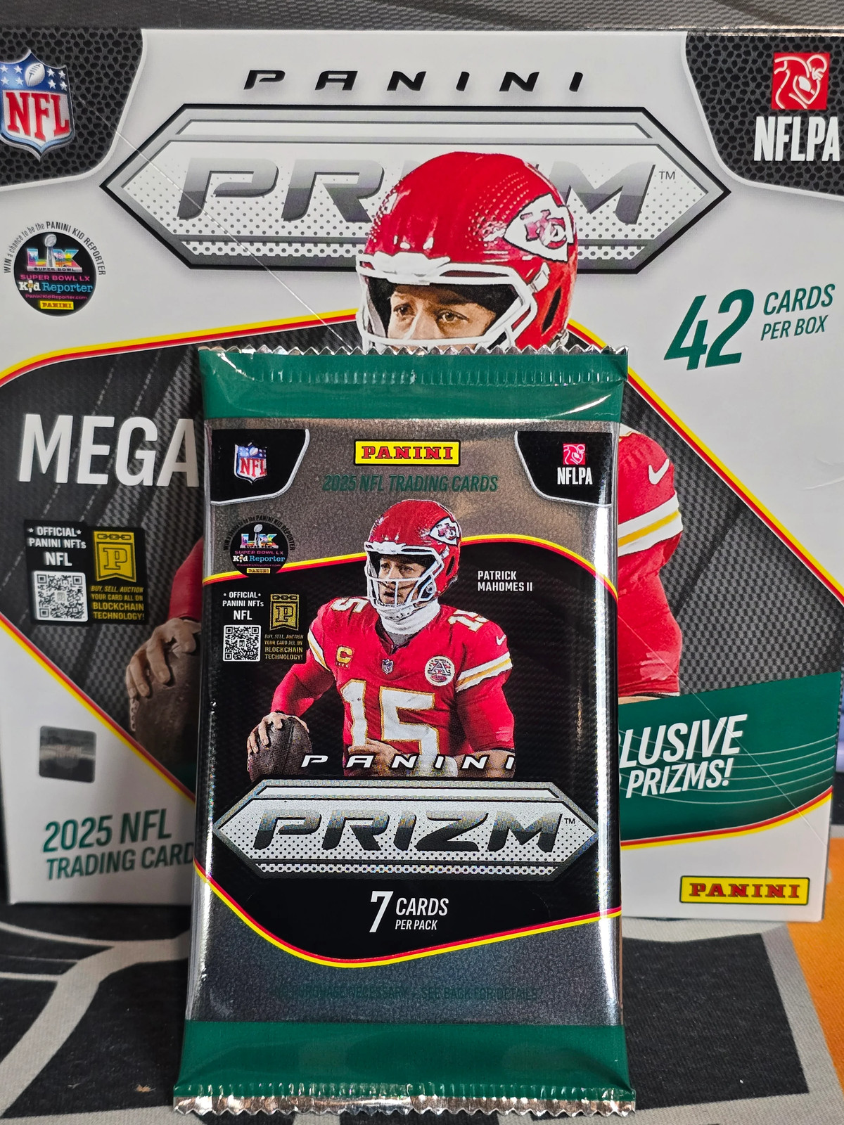 2025 Prizm Football Mega Box Pack