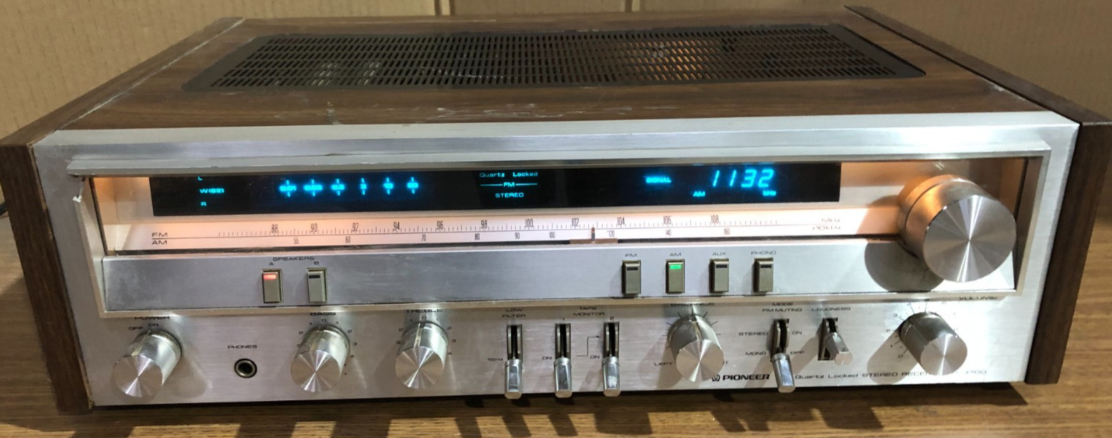 Vintage Pioneer SX-3700 FM Quartz Locked Stereo Receiver - PARTS