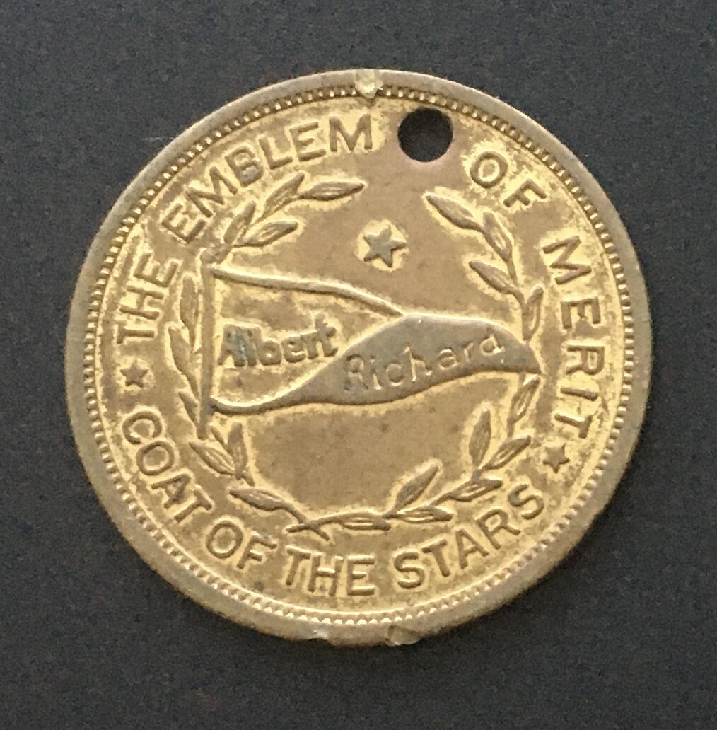 The Emblem of Merit Coat of Stars Designed By Albert Richard Token