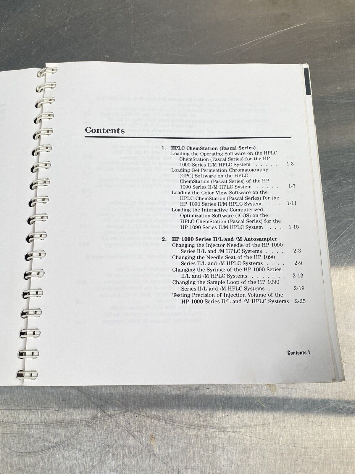 Hewlett Packard HP 1090 HPLC Systems - Users Guide / Manual