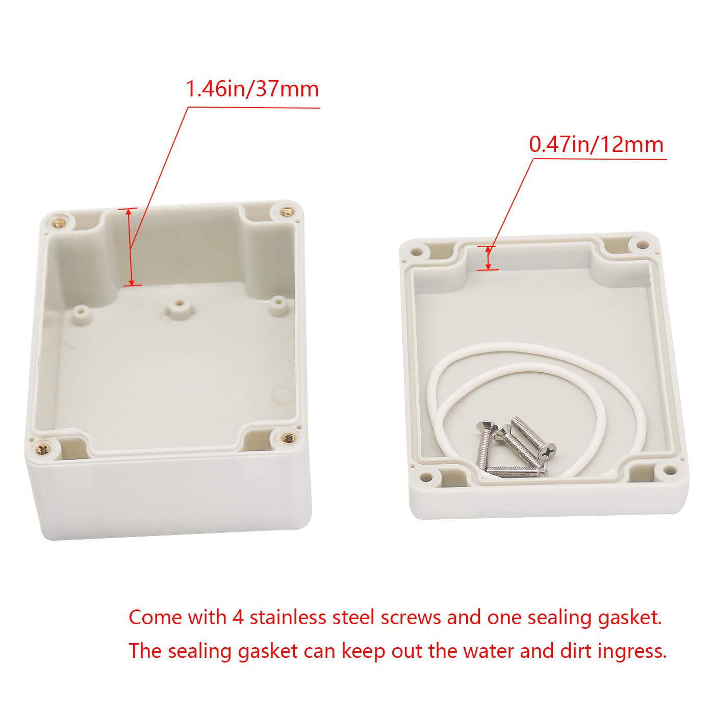 Project Box IP65 Waterproof Junction Box ABS Plastic Electrical Boxes DIY Electr