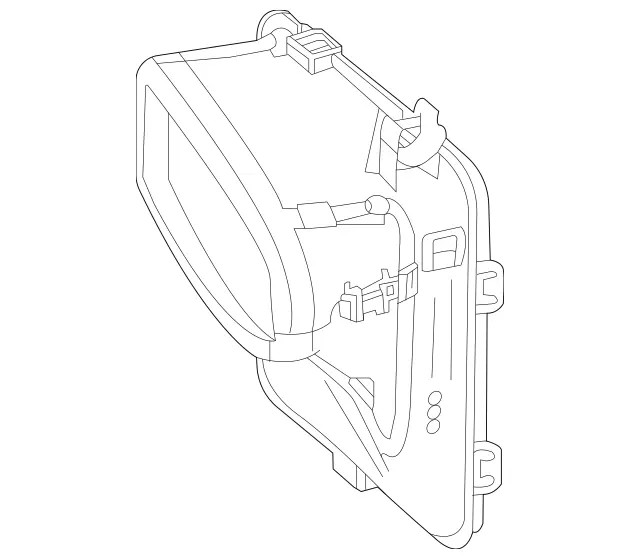 Genuine Mercedes-Benz Air Duct Segment 167-505-16-00