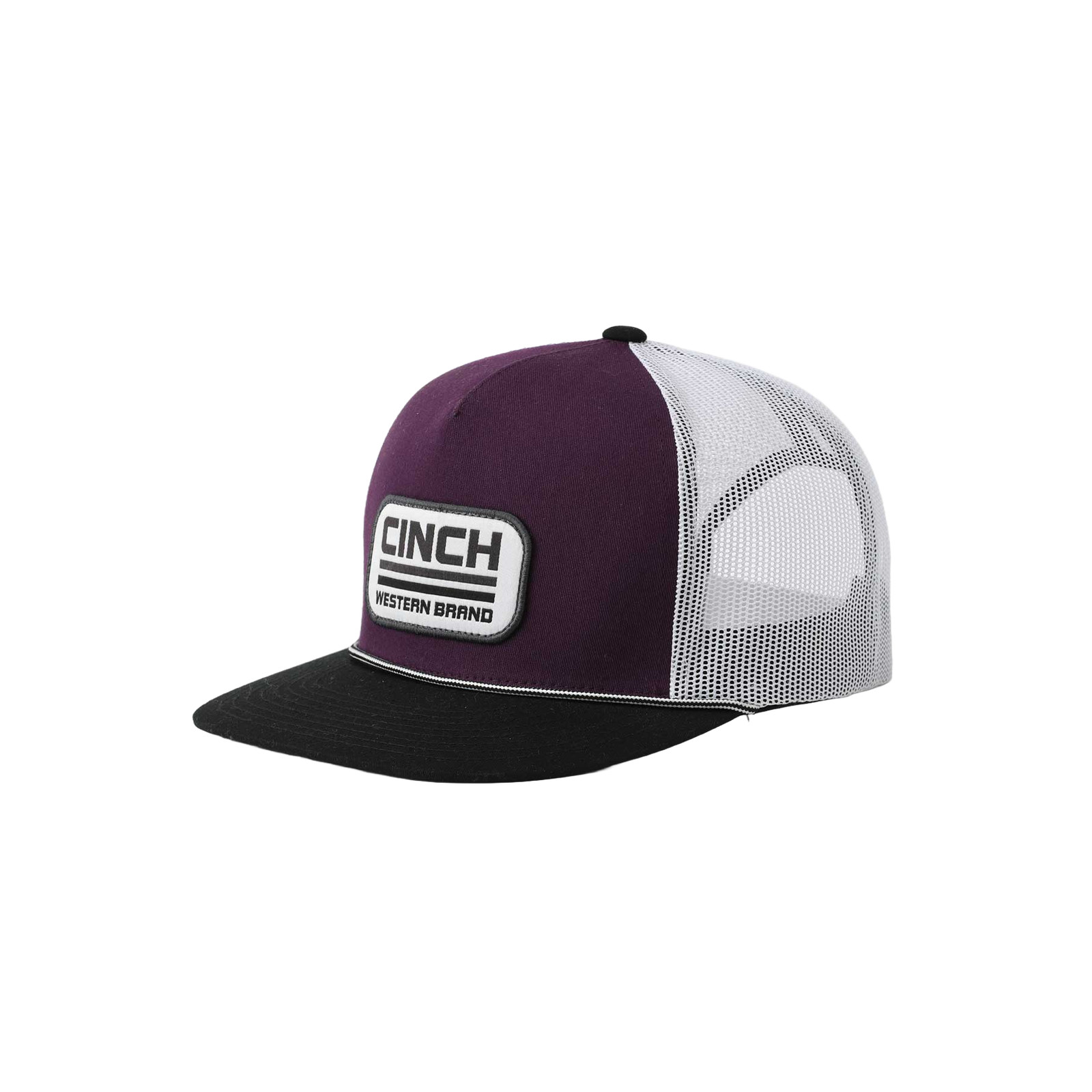 Cinch Men's Multicolor Purple Logo Patch Trucker Cap MCC0600605
