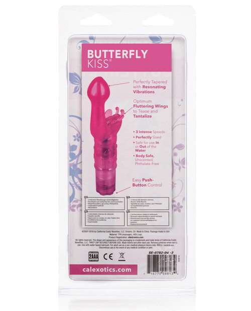 CalExotics Butterfly Kiss Pink Multi Speed Waterproof