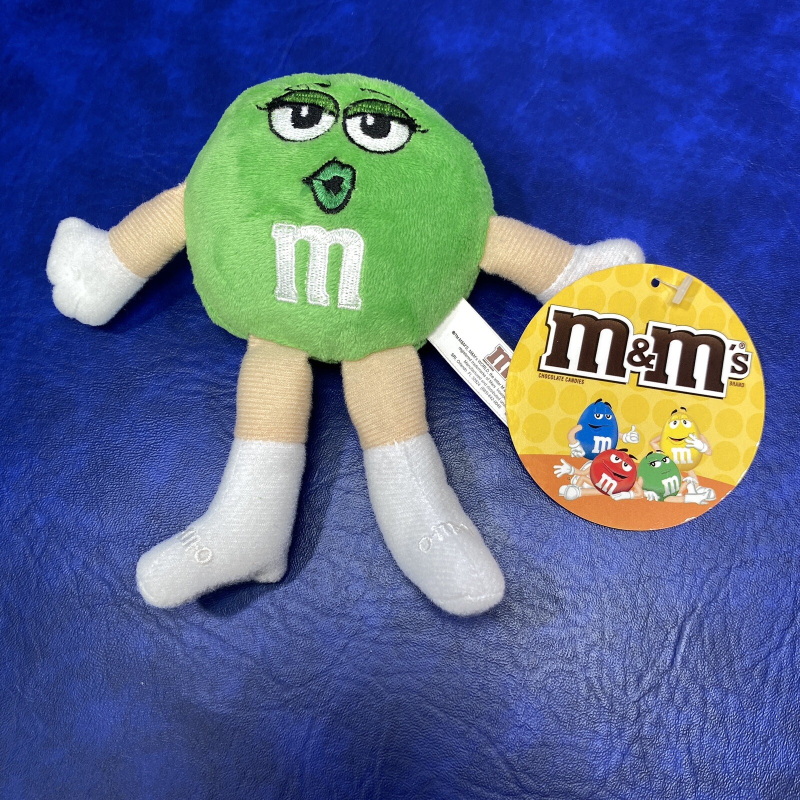 Green Mars Inc 2011 M & M's Mini Plush Stuffie Character Embroidered Face w/ Tag