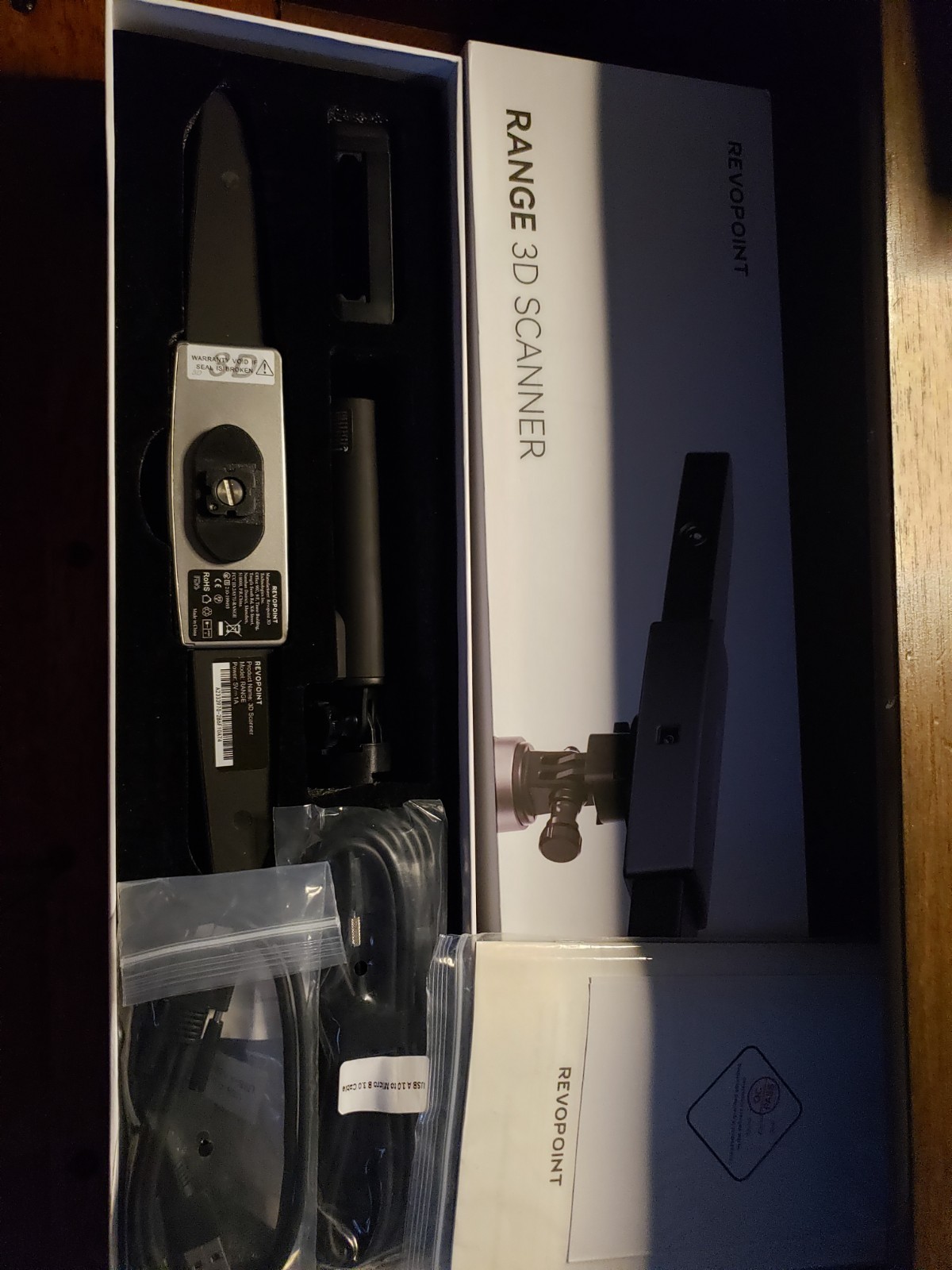 Revopoint RANGE 3D Scanner Handheld High Precision 3D Scanning Device