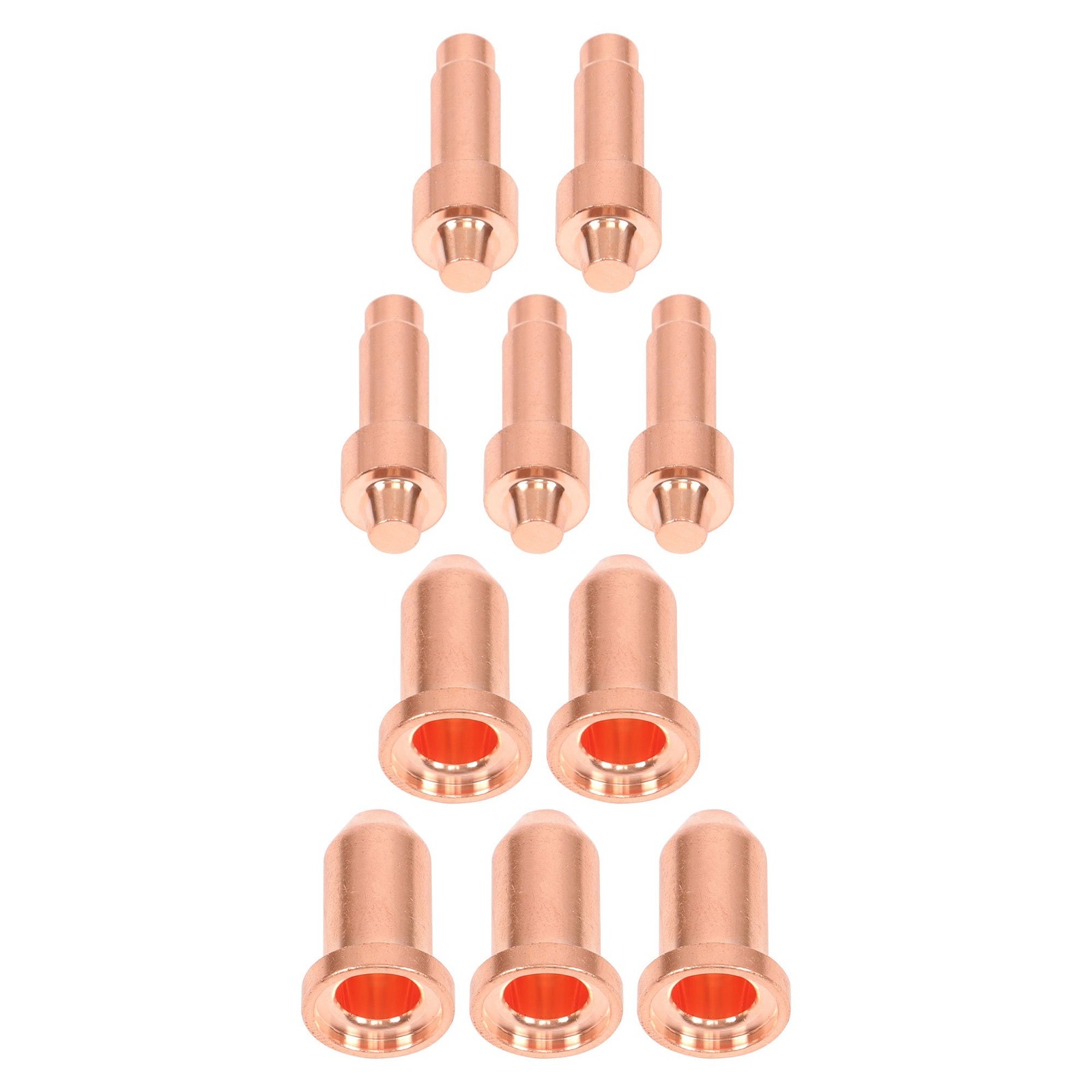10 Pcs Plasma Cutting XT40 Torch Consumables Electrode 249926 Nozzle 249928 Tip