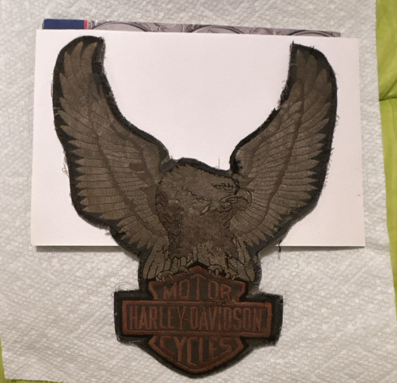 Harley-Davidson Motor Cycles Eagle Embroidered Patch for Motorcycles