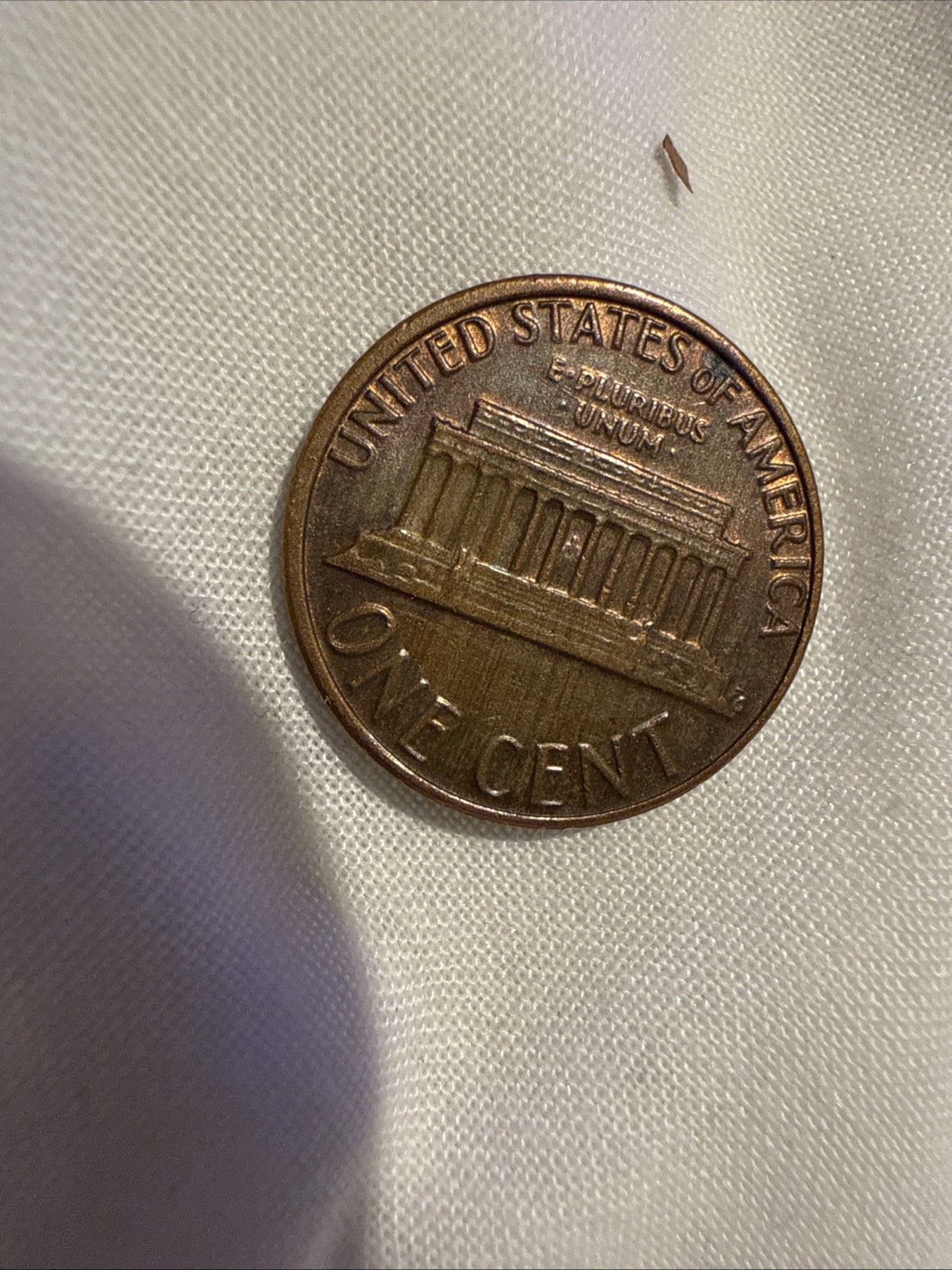 Rare 1981 Lincoln Memorial Penny Coin No Mint RD Obverse-Reverse Letters Errors
