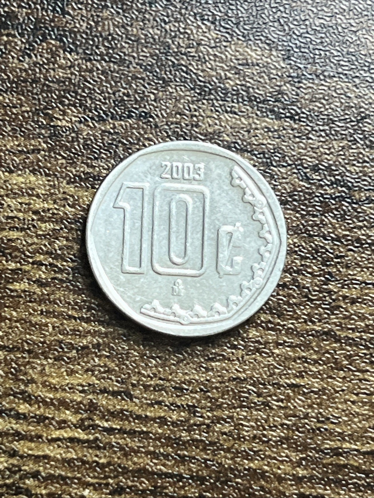 2003 Mexico 10 Ten Diez Centavos XF Extremely Fine Actual Coin TC8941*