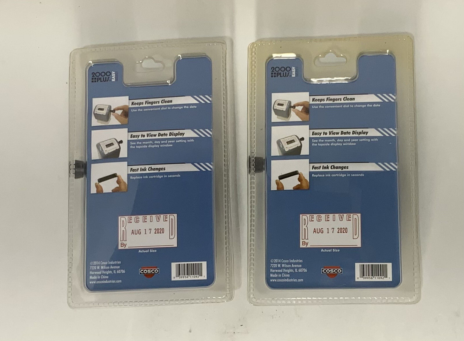 Cosco Date Stamp - Received (Expired 2021)