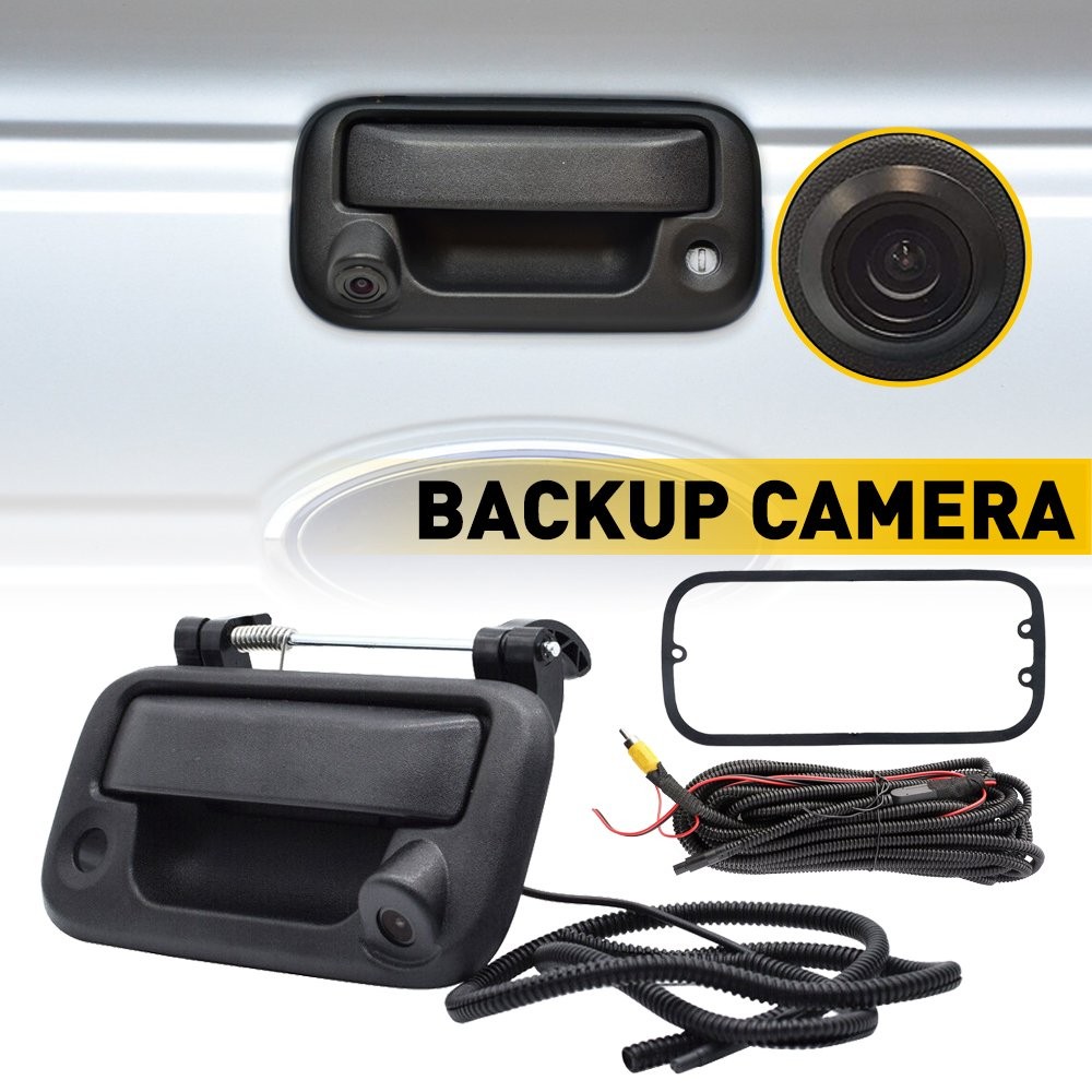 fit for 2004-2014 F250 F350 Ford F550 F150 F450 Tailgate Handle w/ Backup Camera