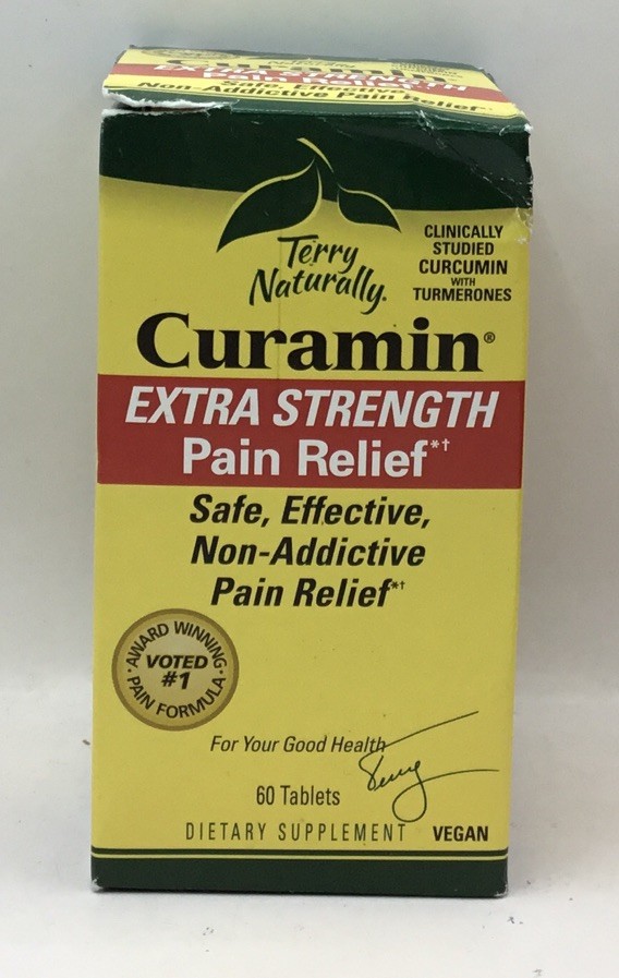 Terry Naturally Curamin Extra Strength Tablets - 60 Count Exp 8/26
