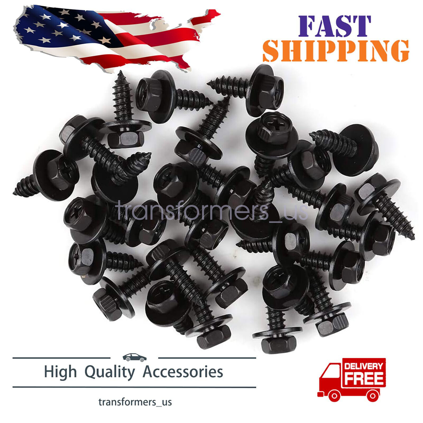 30Pcs Screw Bolt Retainer Fender Liner Under Cover Screw For Toyota 90159-60498