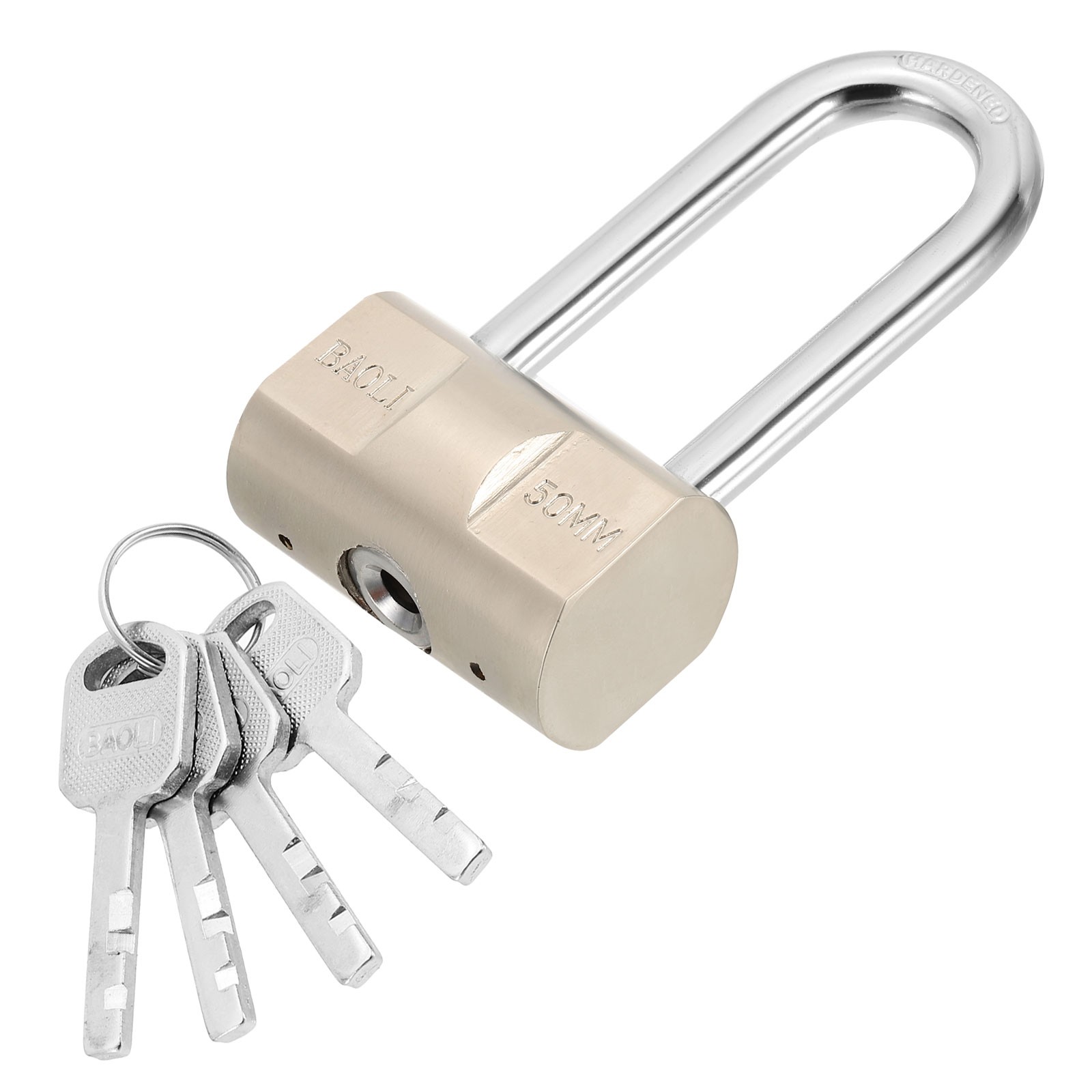 50x33x103mm Heavy Duty Lock Alloy Steel High Security Padlock with 4 Keys