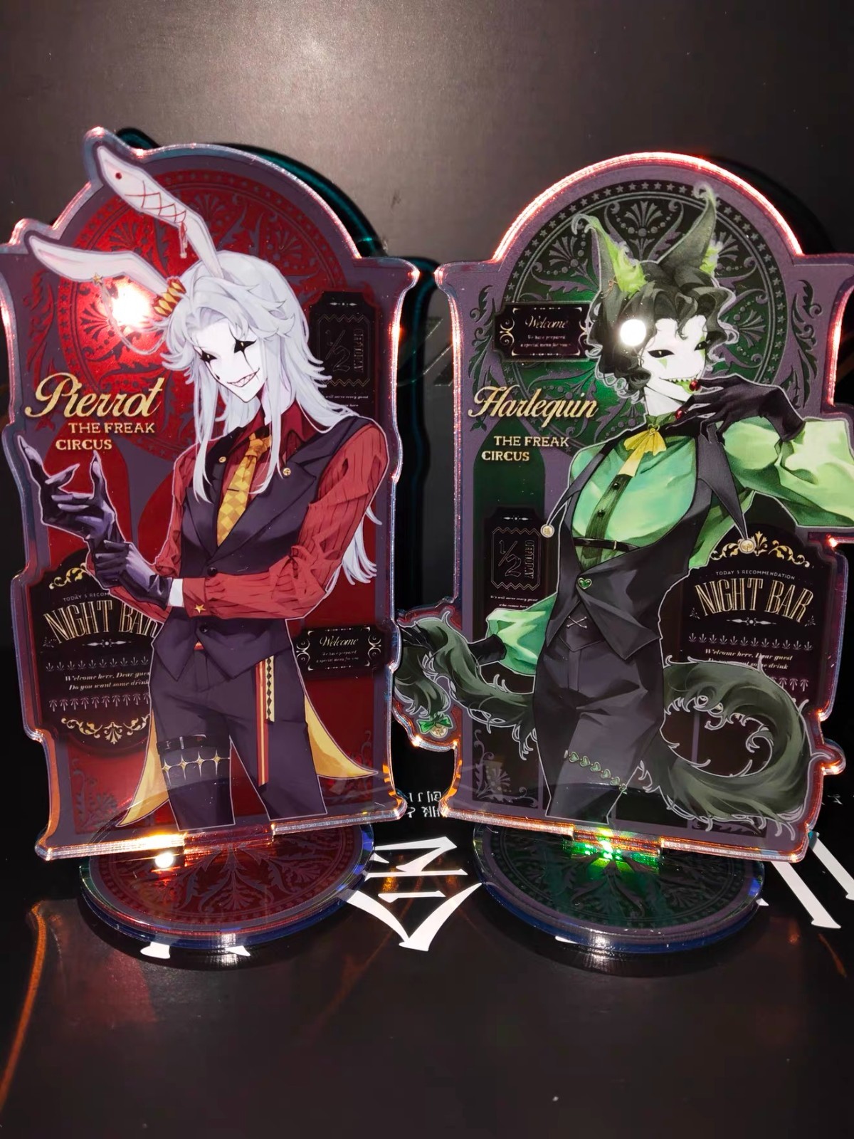 The Freak Circus  Pierrot  Harlequin Doujin Acrylic Stand Figure