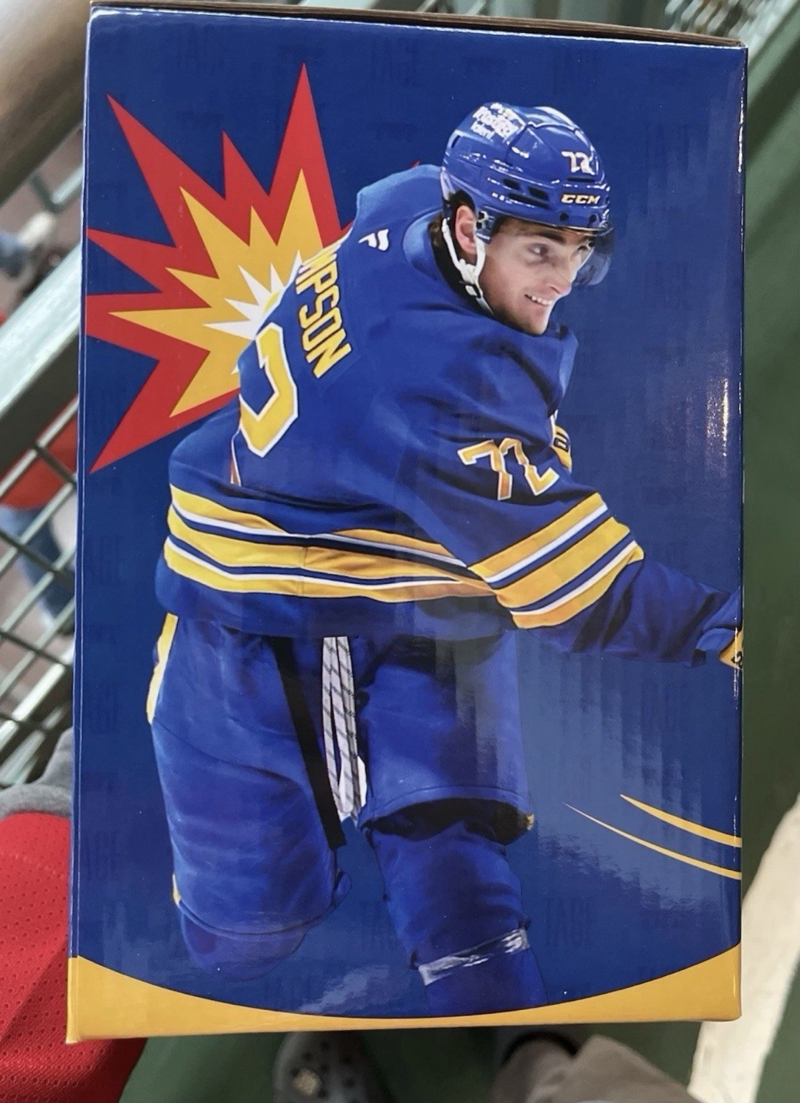2026 Tage Thompson Bobblehead Buffalo Sabres 4/15 SGA NHL Hockey Team USA