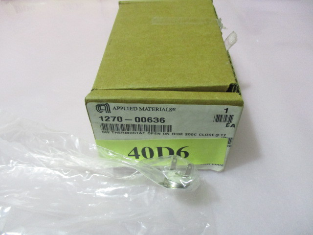 AMAT 1270-00636 SW Thermostat Open on Rise 200C Close @ 17, 417010