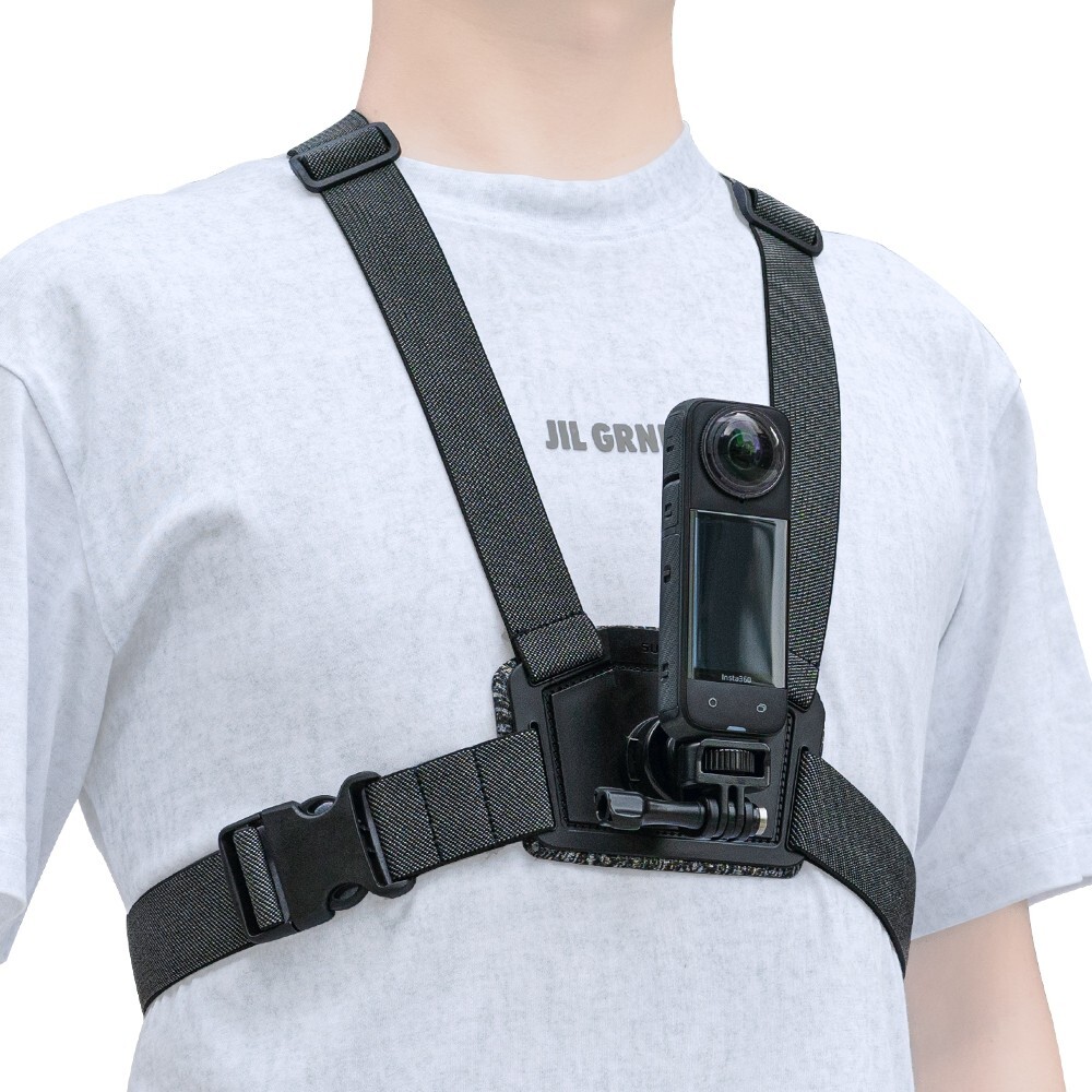 SUREWO Chest Strap Mount Harness for Insta360 X5/X4/X3 and Most Action Cameras