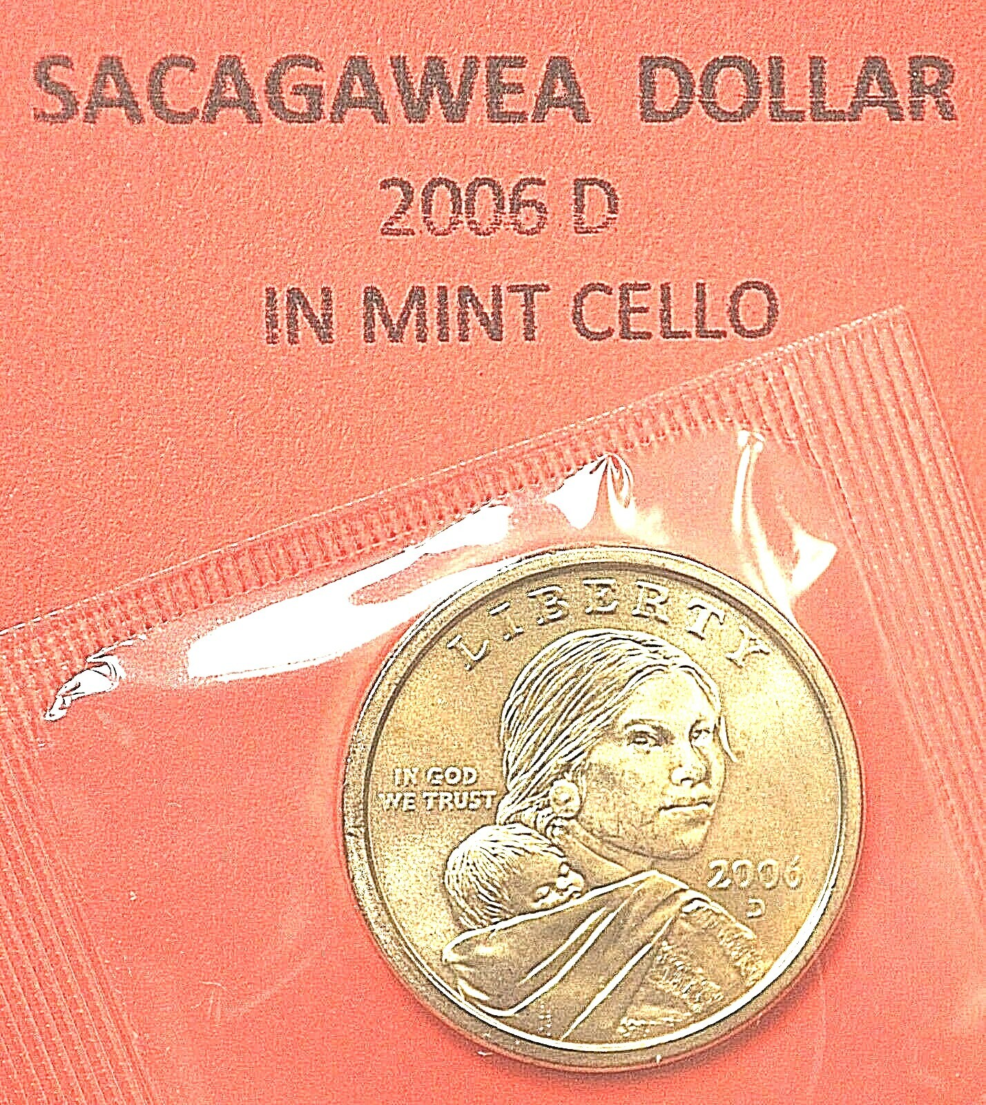 2006 D SACAGAWEA DOLLAR Choice Unc SATIN FINISH in Mint Cello
