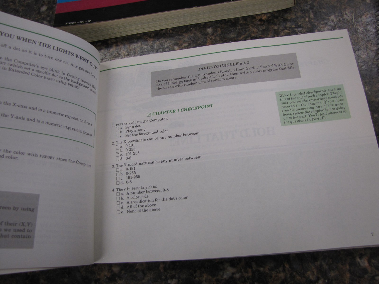 Radio Shack Getting Started Color BASIC, Going Ahead w/ Extended Manuals NICE!
