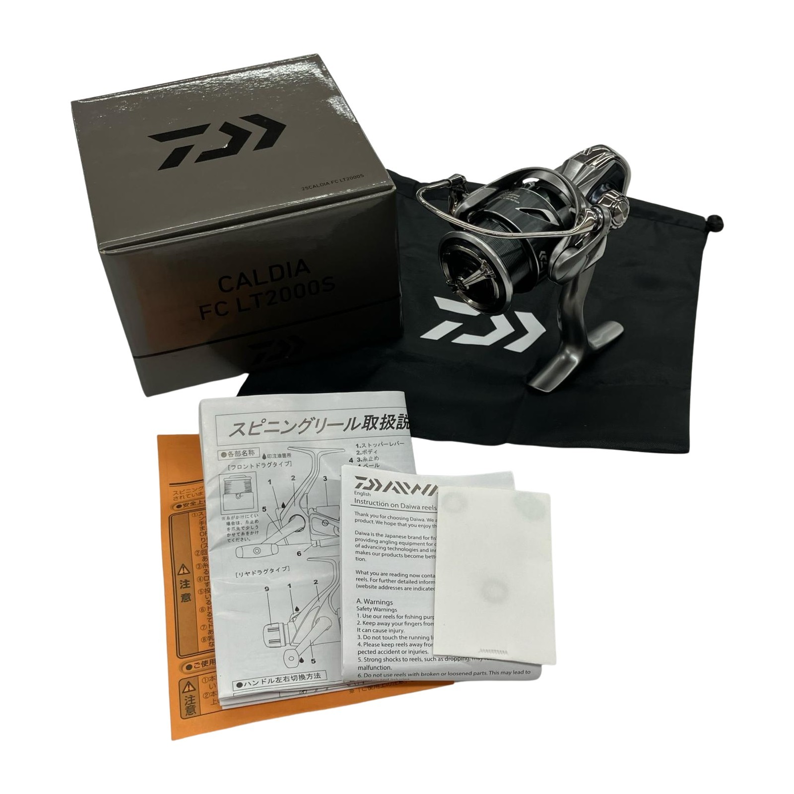 DAIWA Spinning reel 25 Caldia FC LT2000S with scratches 00060401