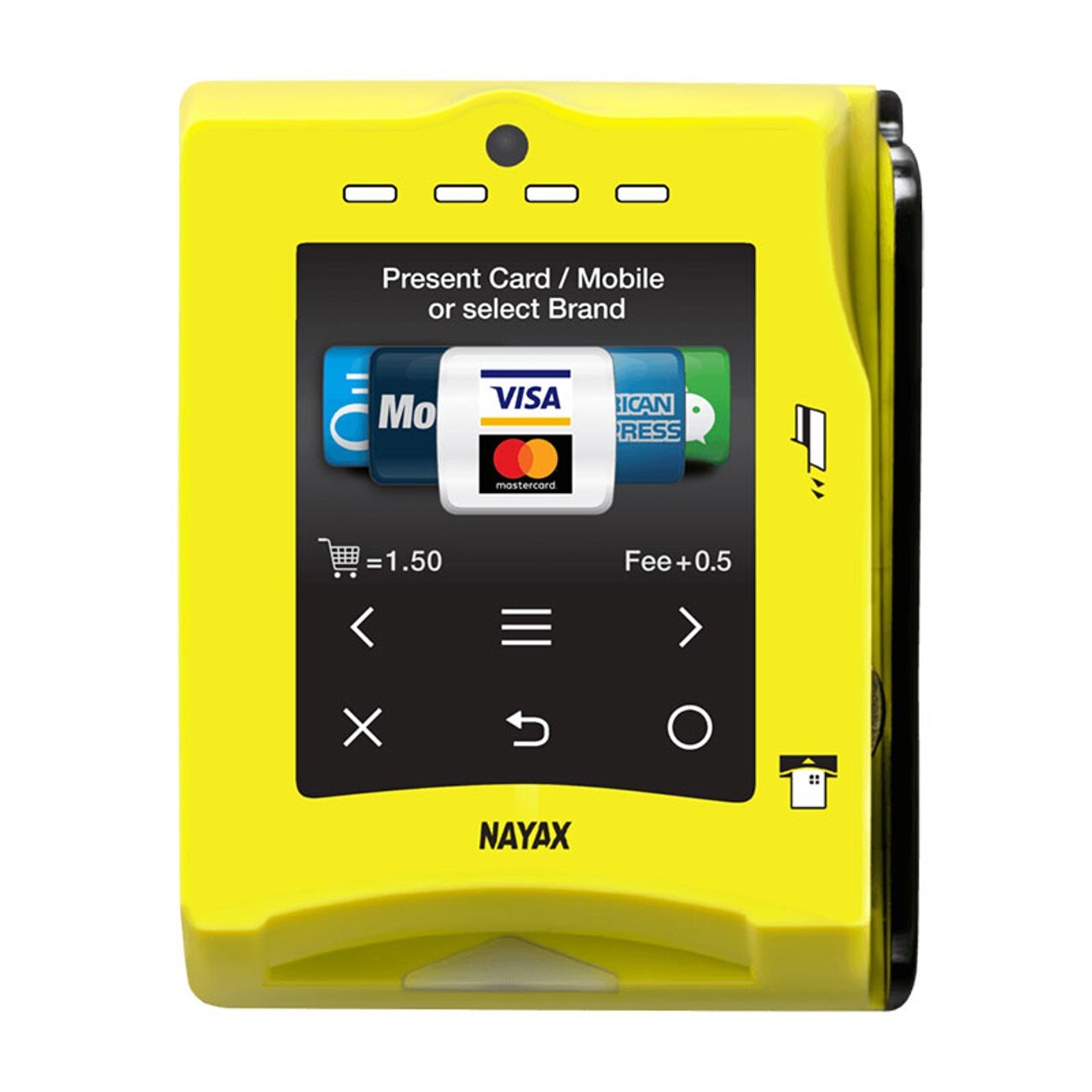 NATIONAL 167 5 WIDE SNACK VENDING MACHINE WITH CREDIT CARD READER