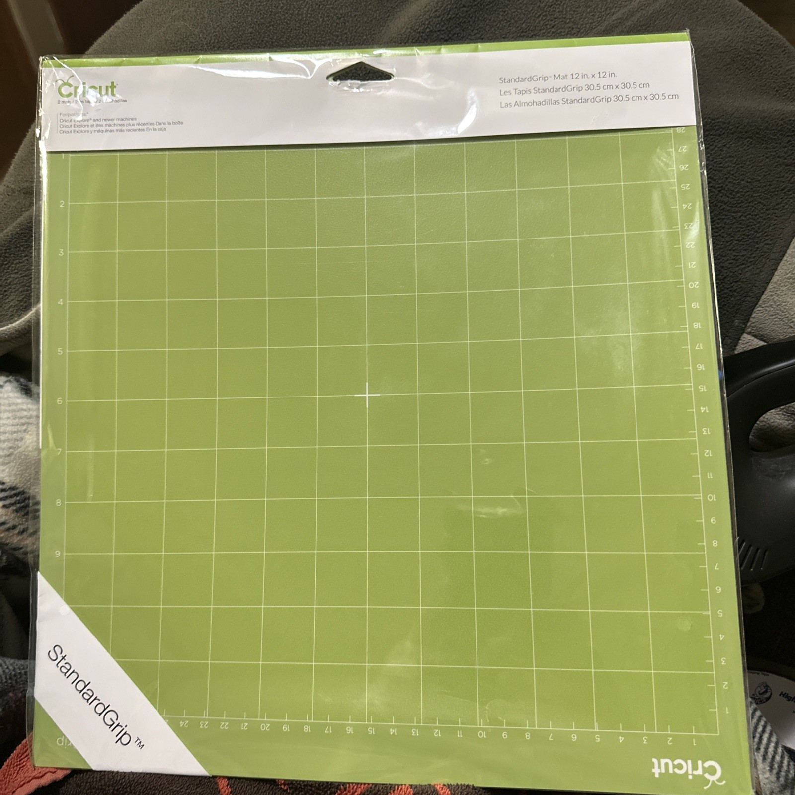 Cricut Standard Grip Mat, 12"x12", 2 Mats