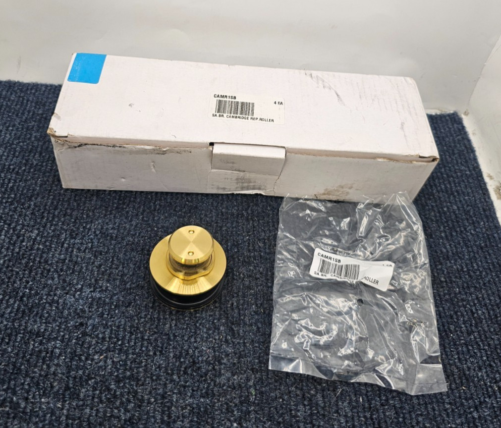 (QTY 4) CRL CAMR1SB Replacement Rollers Brass For Cambridge Sliding Glass Door