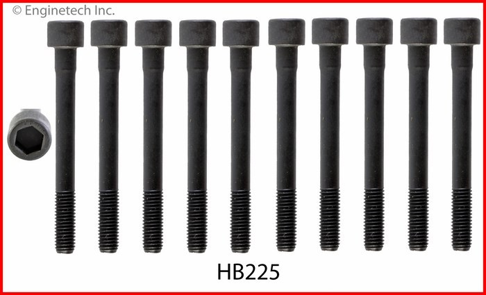 Enginetech HB225 Engine Head Bolt Set for Nissan Sentra (2000-2006)