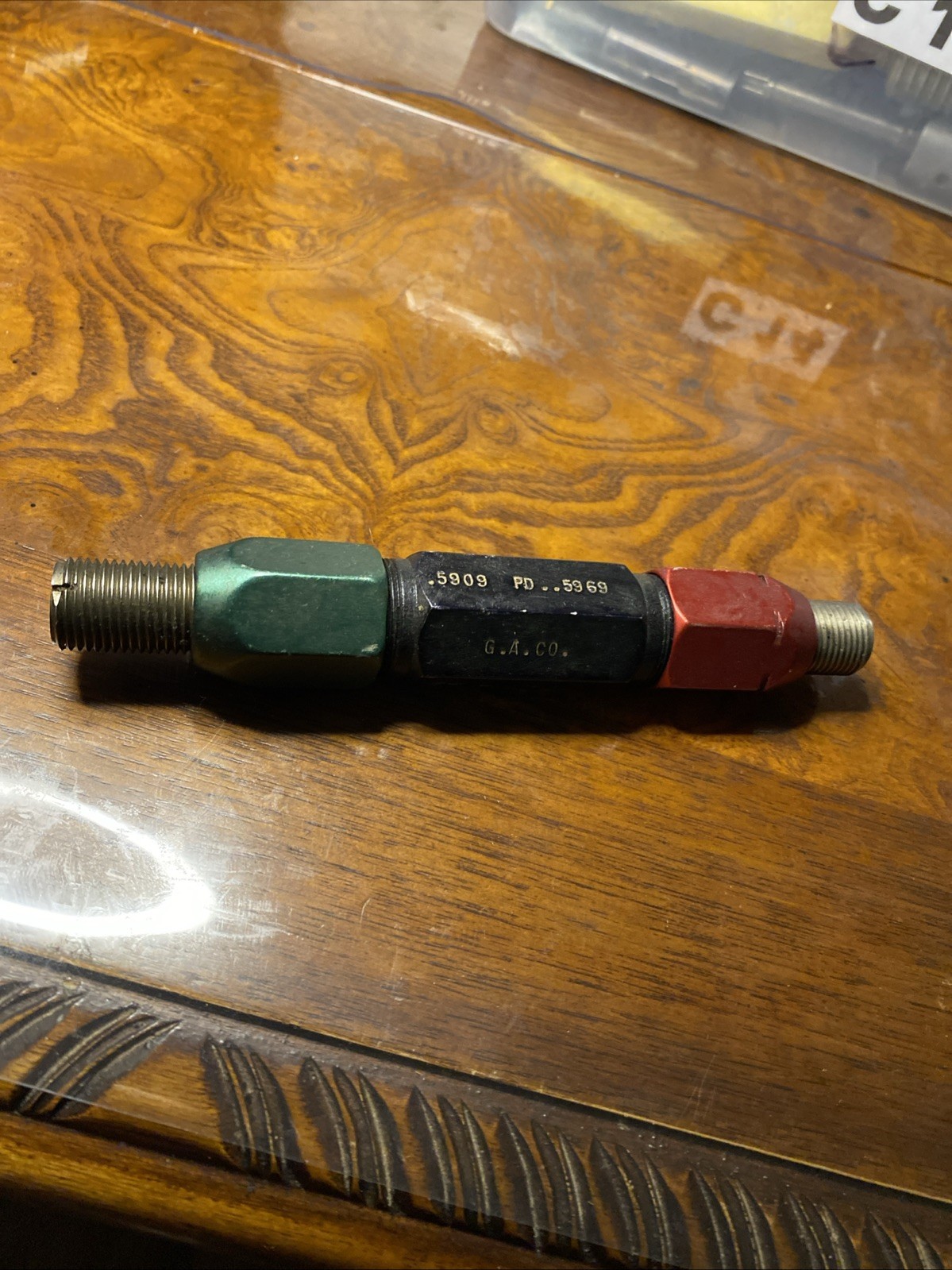 GACO Thread Plug Gage Before Plate .5909 & .5969 (C14)