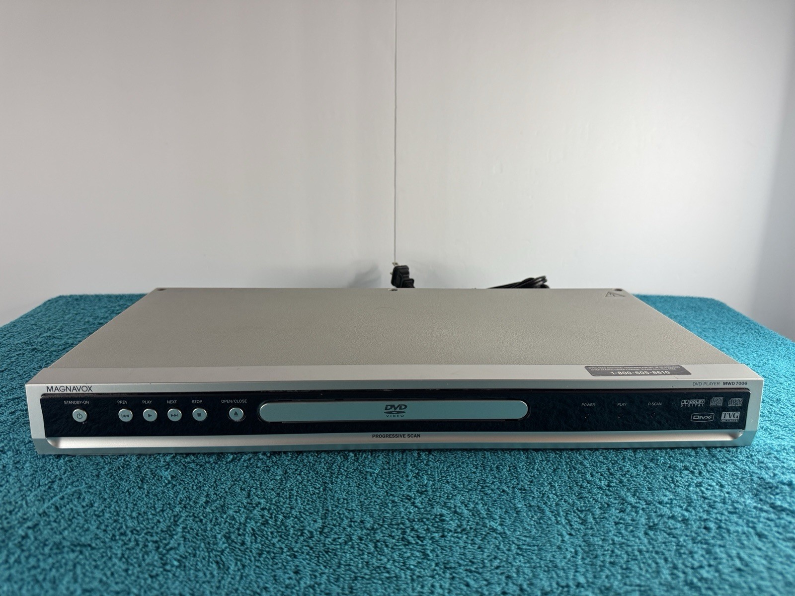 Magnavox DVD PALAYER MWD 7006 No Remote - Tested - FREE SHIPPING