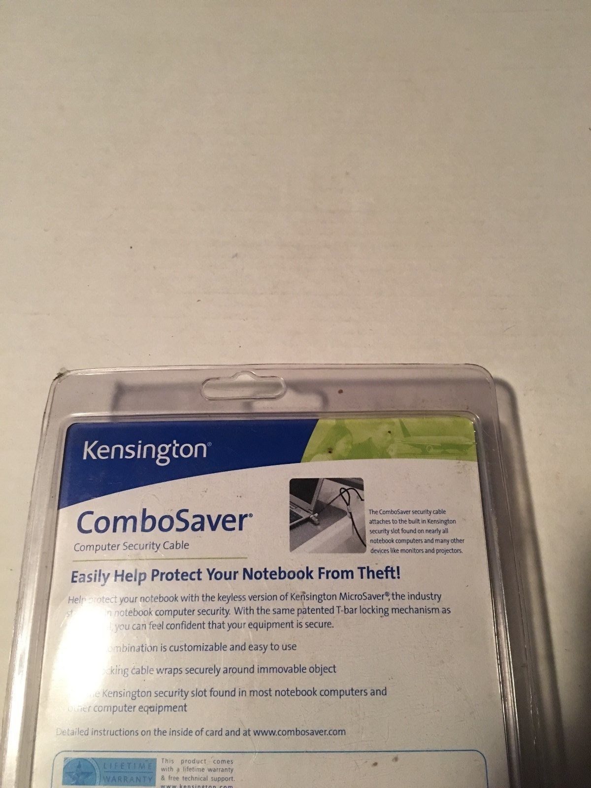 Kensington Combo Saver Computer Security Cable