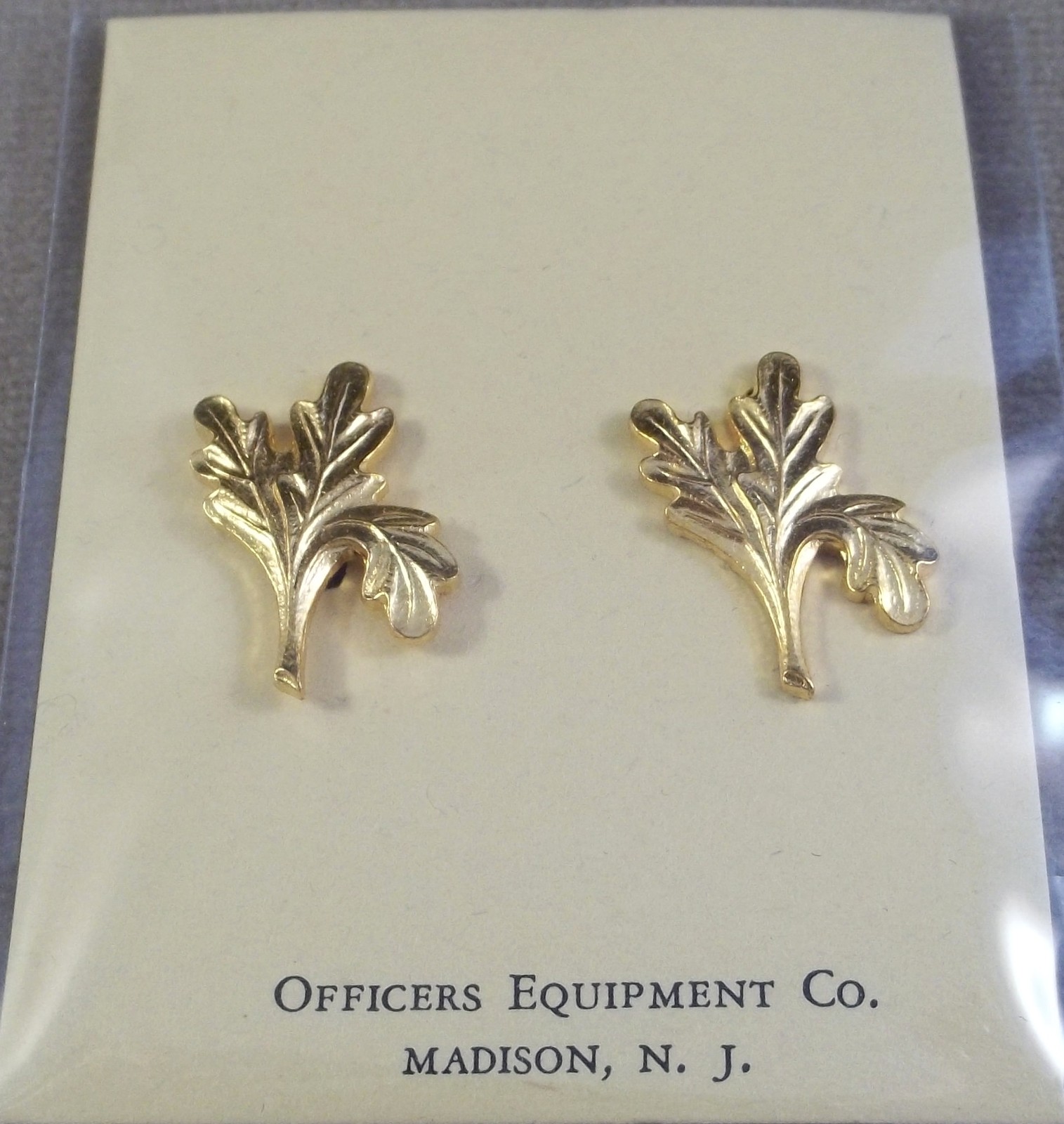 US Navy Vintage Officer Insignia Pay Clerk / NOS / Pinback / Pair
