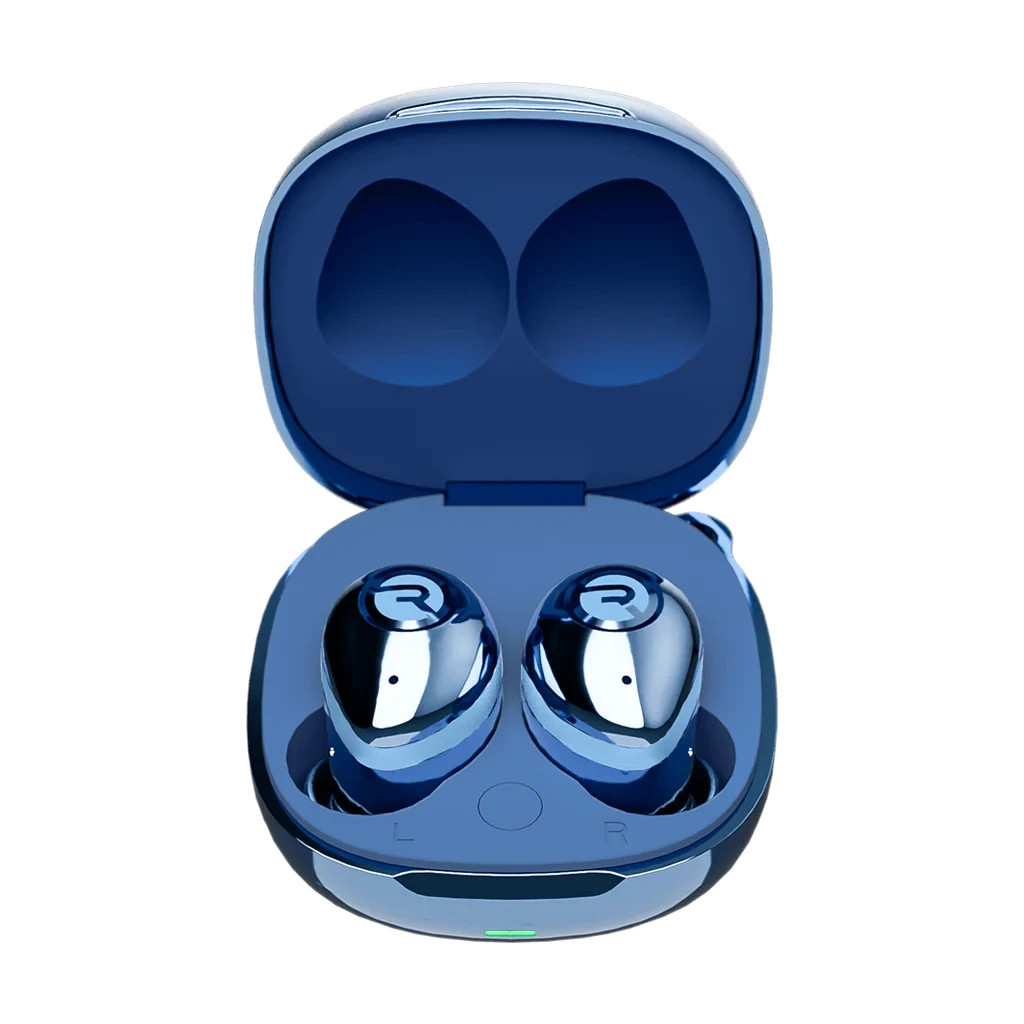 Raycon Fitness Bluetooth True Wireless Earbuds with Built in Mic 56 Hours-M Blue