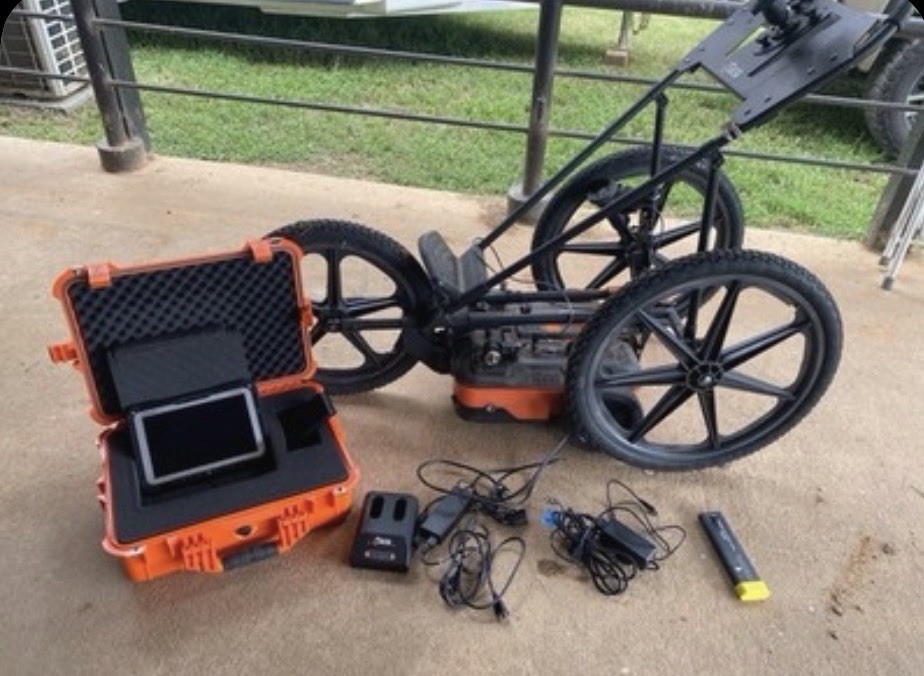 GSSI GPR Equipment (Ground Penetrating Radar) Utility Scan