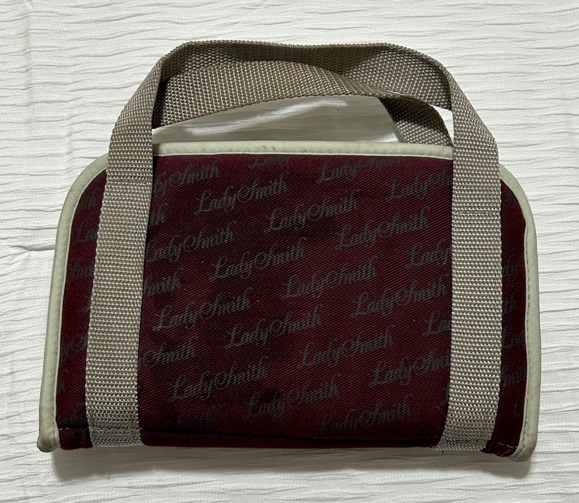 Vtg Bob Allen Lady Smith & Wesson Soft Pistol Gun Case Made in the USA Rare HTF