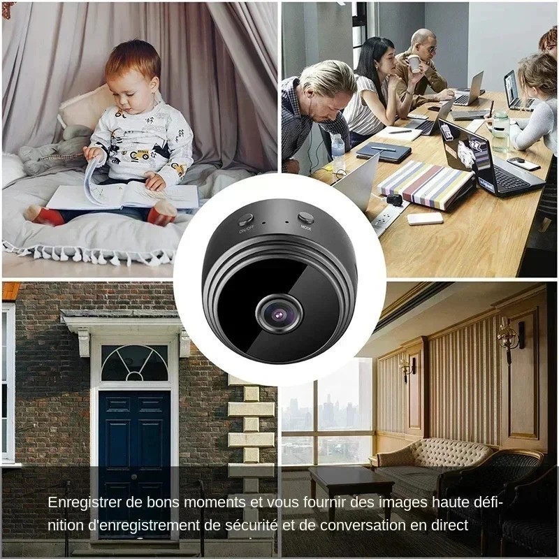 Mini Wireless Record Camera WiFi IP Home Security DVR Night Vision HD USB 1080P