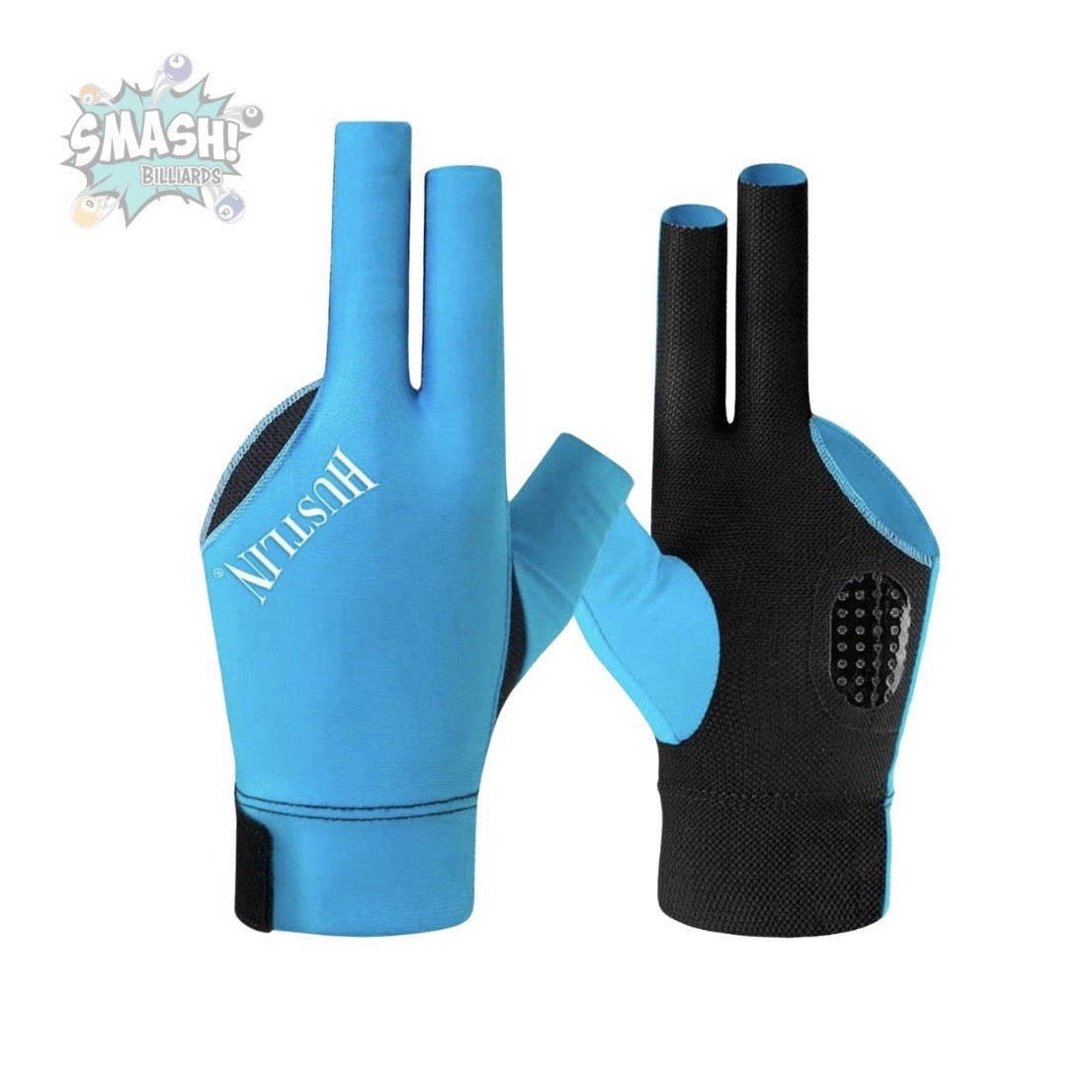 Hustlin USA Billiard Glove Teal Size Small/Medium Left Hand Bridge Pool Player
