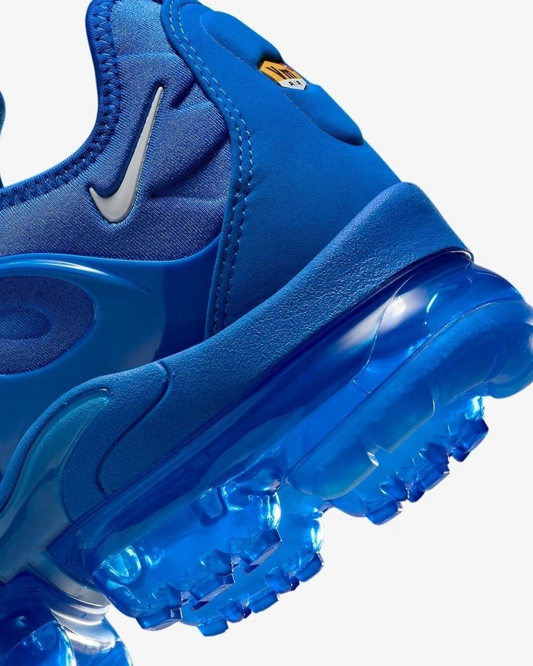 NEW Nike Air VaporMax TN Plus Triple Blue Air Cushion Men's Sports Shoes