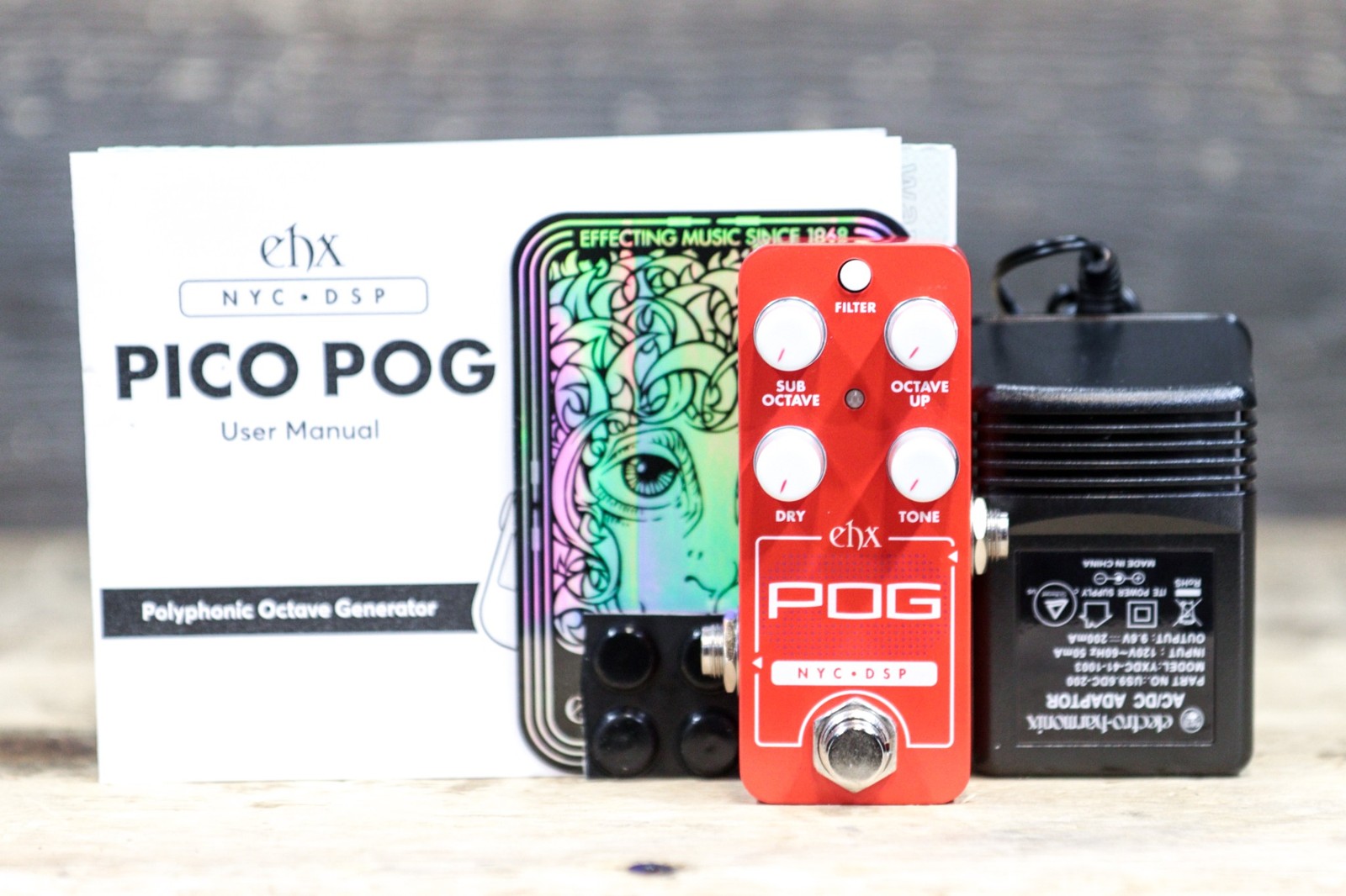 Electro-Harmonix Pico POG Polyphonic Octave Generator Pico-Sized Effect Pedal