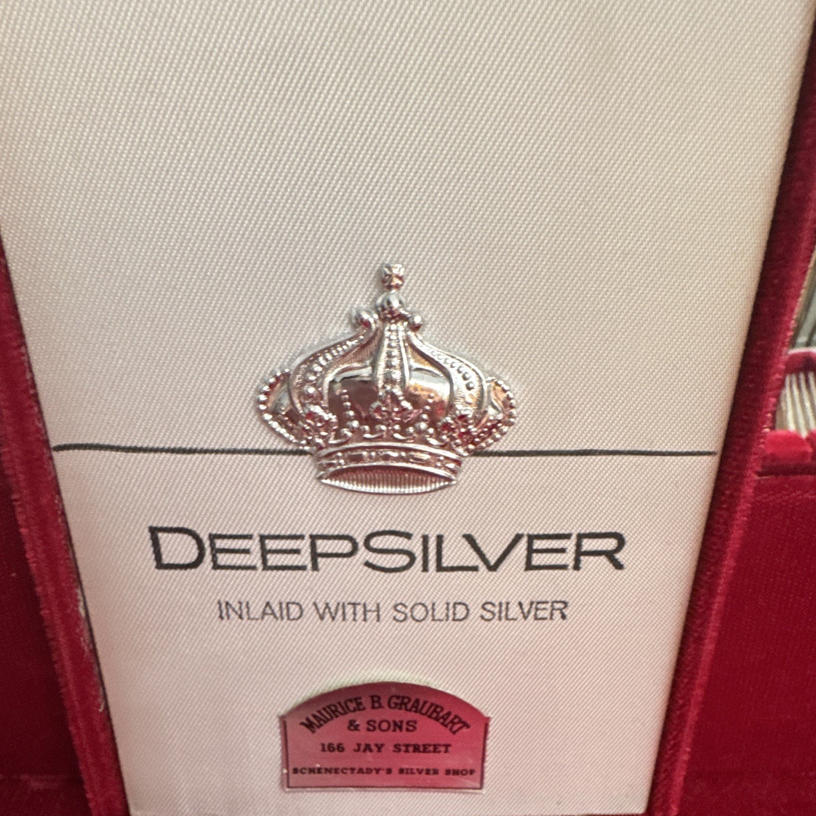 Deepsilver Silver Plated Floral Flatware Set 70 Piece Service for 8 w Case
