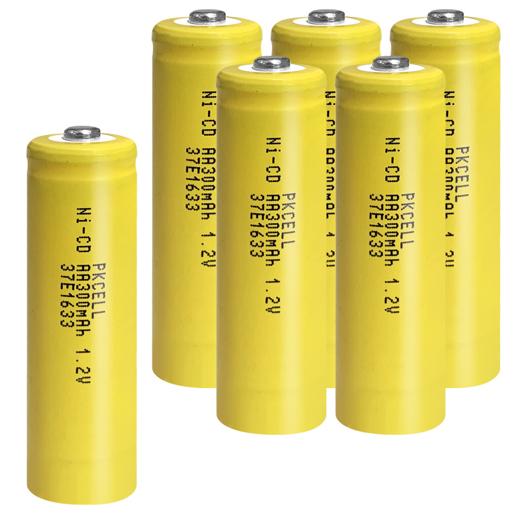 2-20pcs Rechargeable NiCd AA 300mAh 1.2V Batteries for Garden Lights Lamps