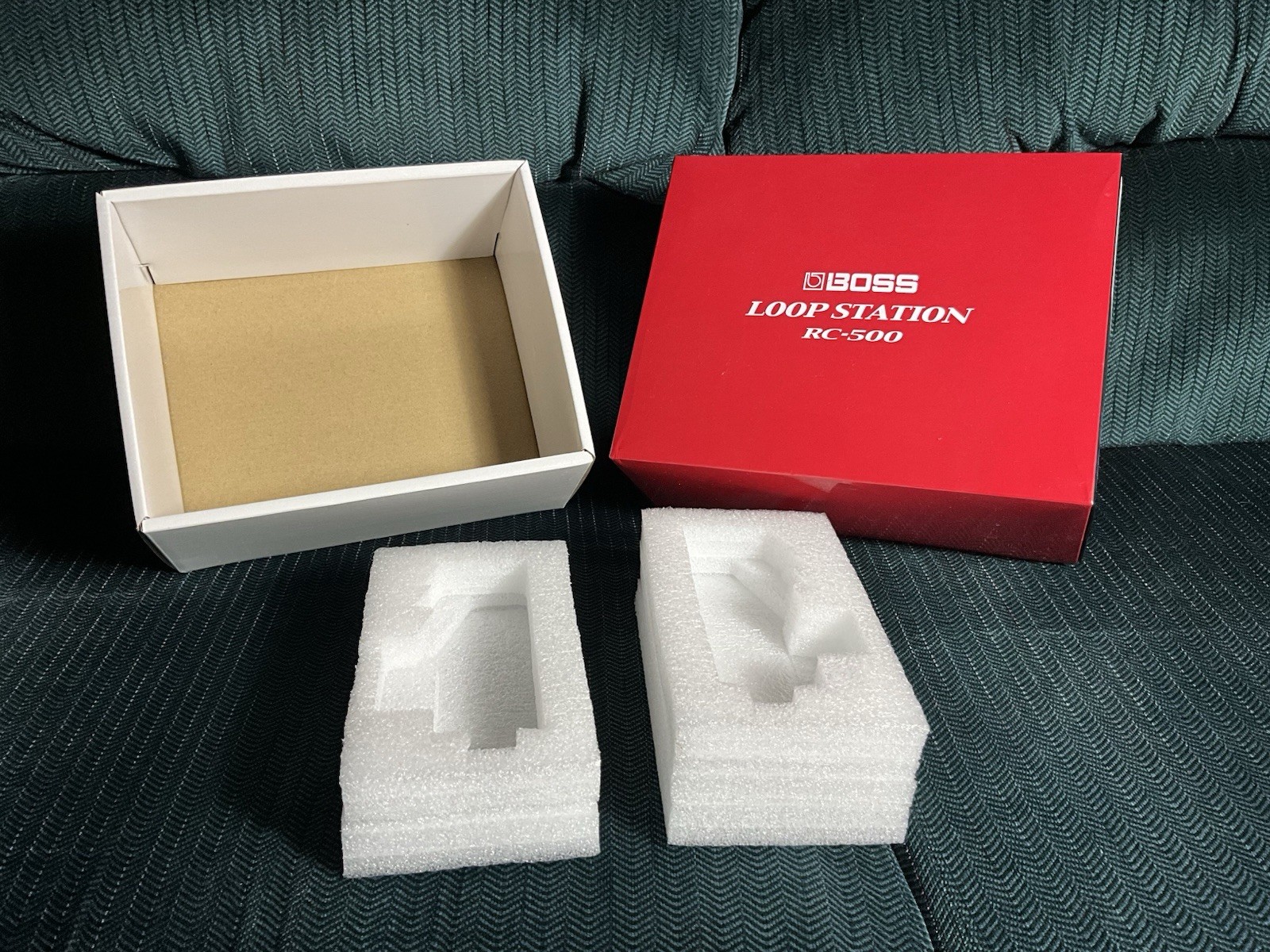 Boss RC-500 Loop Station BOX ONLY, Empty Product Box And Padding. Great Shape