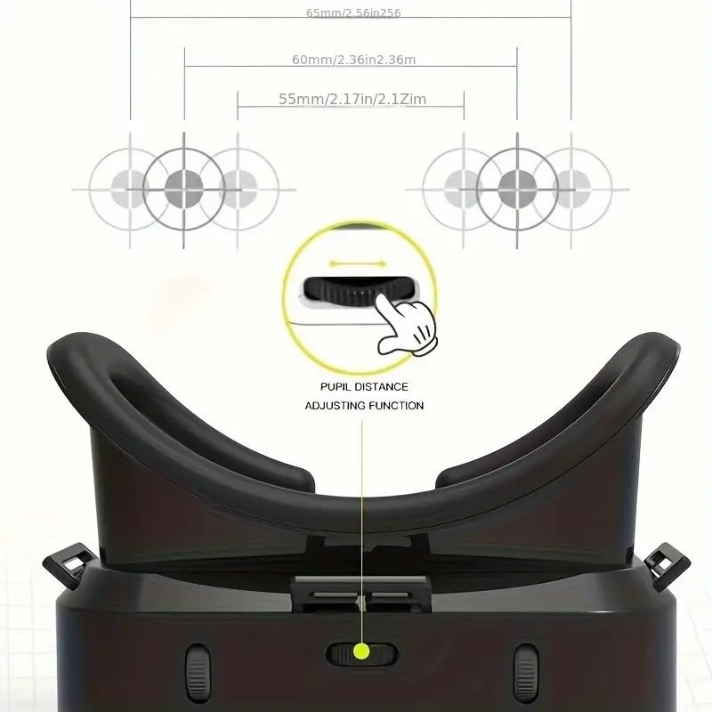 VR Headset Virtual Reality Glasses Helmet for Android Smartphones Gaming