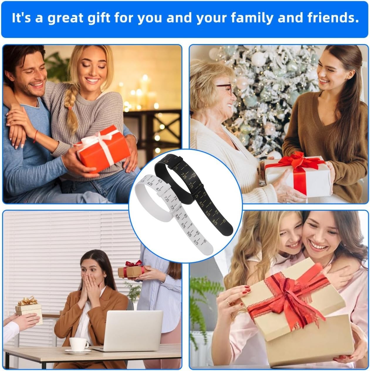 2Pcs Wrist Measuring Tool Wrist Sizer Bangle Bracelet Sizer Bracelet Measuring S
