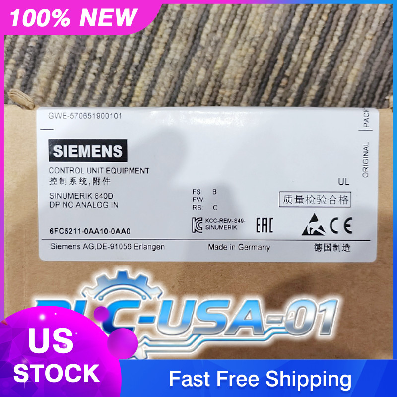 6FC5 211-0AA10-0AA0 1PCS New SIEMENS 6FC5211-0AA10-0AA0 Module   Fast Delivery