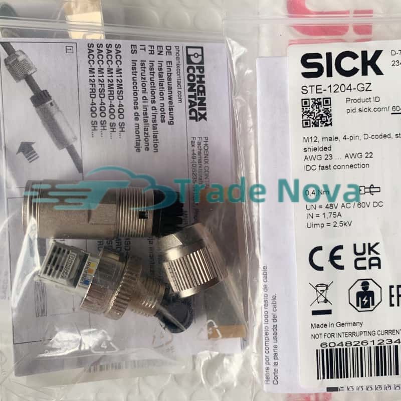 1PCS Original New SICK STE-1204-GZ 6048261 Plug Connector Fast Delivery