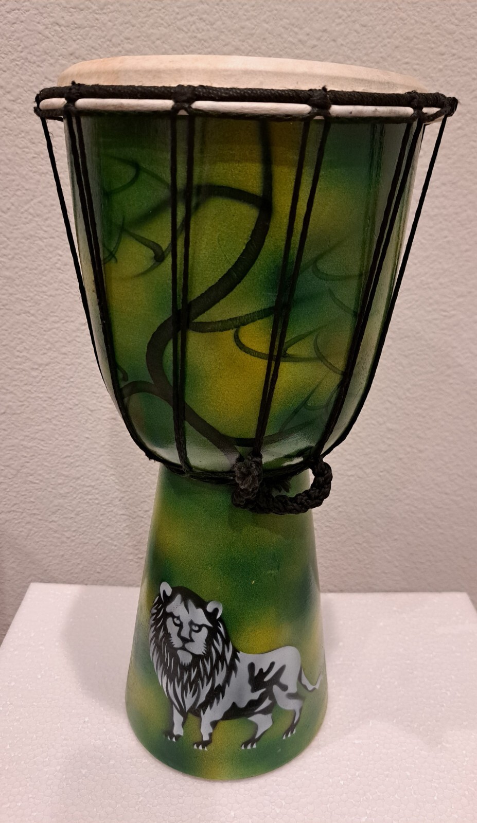 African Djembe Hand Painted Drum